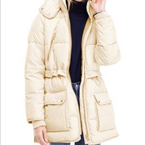 JCrew Chateau Puffer Jacket (Cream)